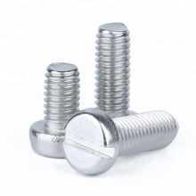 SS316 Stainless Steel M3 M3.5*10mm Slotted Cheese Head Screw DIN84